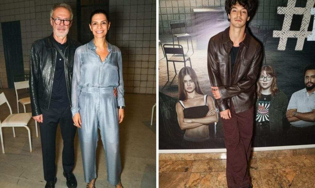 Ricardo Waddington, Helena Ranaldi e o filho do ex-casal, Pedro Waddington